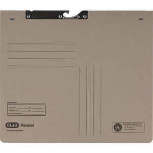 Produktbild für Pendelhefter Elba 100420897, Zweifalz, A4, grau