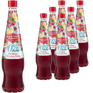 Sirup Mautner Himbeer-Zitrone 0%, zuckerfrei