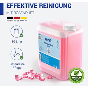 Produktbild für Seife Wolk Seifencreme Rose, DT2709