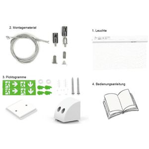 Produktbild für Notbeleuchtung Enovalite 200102 Fluchtwegleuchte, LED mit Akku