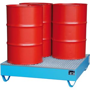 Produktbild für Auffangwanne BAUER 2032, blau, aus Stahl