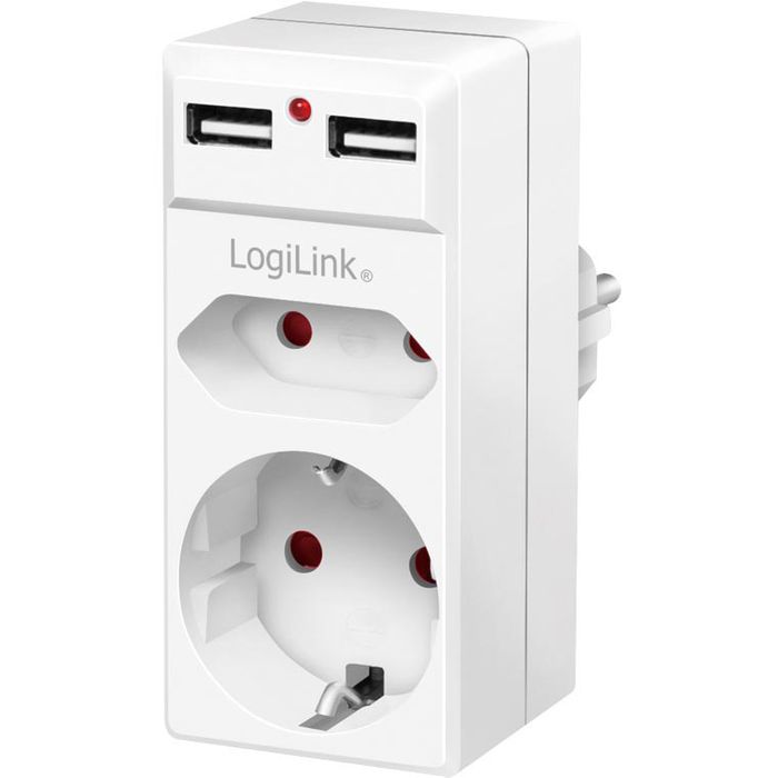 Doppel-USB-Ladebuchse mit Universalstecker