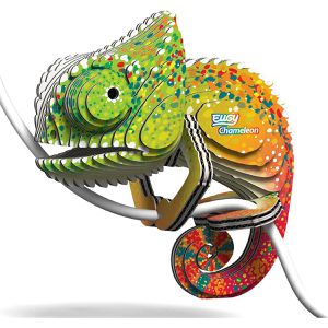 Puzzle Eugy 650075, 3D Tier-Puzzle, Chamäleon