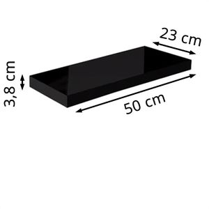 Produktbild für Wandregal CASARIA 107736, schwarz