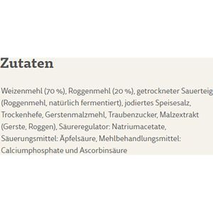 Produktbild für Brotbackmischung Küchenmeister Bauernbrot