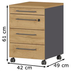 Produktbild für Rollcontainer Germania Agenda 4239-564, aus Holz