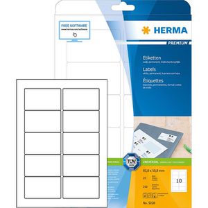 Universaletiketten Herma 5028 Premium, weiß
