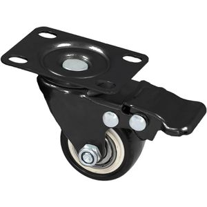 Produktbild für Möbelrolle HMF 6710, mit Anschraubplatte, 4 Stück