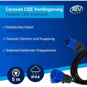 Produktbild für Verlängerungskabel REV-Ritter 577710555, für außen IP44