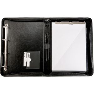 Produktbild für Schreibmappe Parat Paradoc, schwarz, Kunstleder