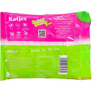 Produktbild für Fruchtgummis Katjes Family Glücks Herzen Sauer
