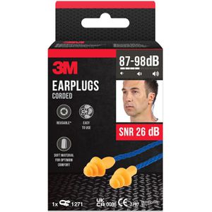 Produktbild für Ohrstöpsel 3M 1271 C, SNR 25 dB