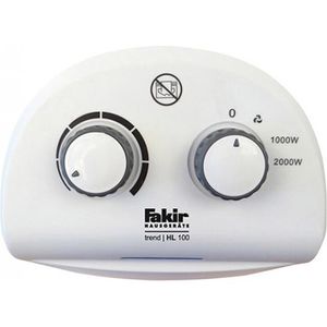 Produktbild für Heizlüfter Fakir trend HL 100, mit 3 Stufen bis 2000 Watt