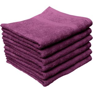 Handtuch Dyckhoff Planet Set, beere, 30 x 50 cm