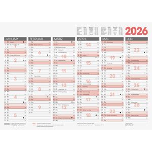 Tischkalender Brunnen 1070130006, Jahr 2026