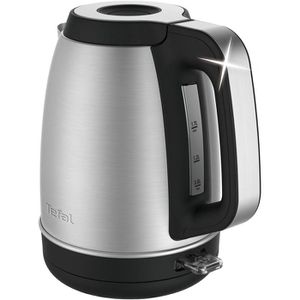 Wasserkocher Tefal Element KI280D, silber-schwarz
