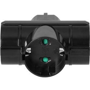 Produktbild für Steckdosenadapter Orno AE-13184, schwarz
