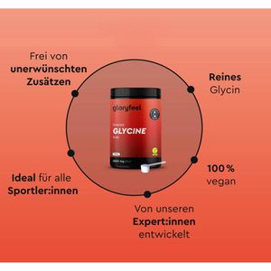Produktbild für Glycin gloryfeel L-Glycine, Getränkepulver