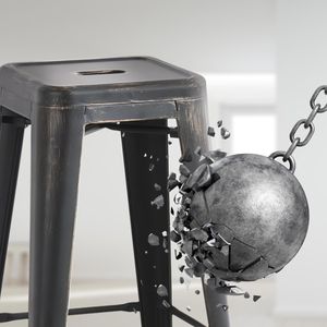 Produktbild für Barhocker CLP Joshua, 10482167
