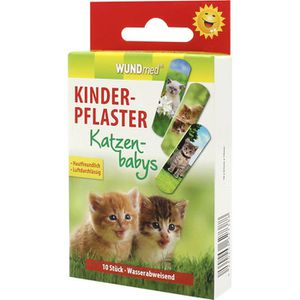 Produktbild für Pflaster WUNDmed Katzenbabys, 10 Strips