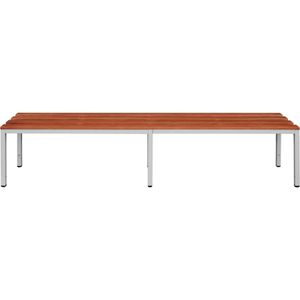 Umkleidebank Lüllmann 801250, Sitzfläche Holz, 200 cm