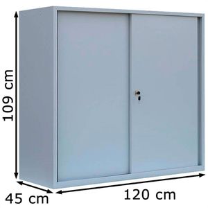 Produktbild für Schiebetürenschrank ClassiX X-550145, Metall