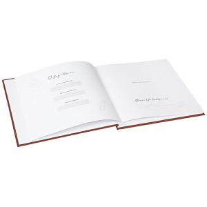 Produktbild für Gästebuch Goldbuch 50043 Blütenliebe, bordeaux