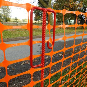 Produktbild für Absperrleinenhalter UvV UVSTOR10, mit Fangzaun