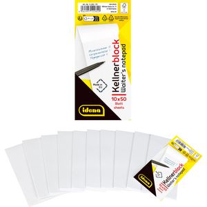 Produktbild für Kellnerblöcke Idena 12282, blanko