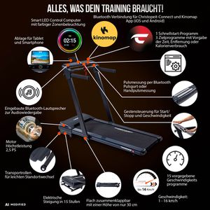 Produktbild für Laufband Christopeit TM 3000 S, mit automatischer Steigung