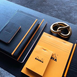 Produktbild für Notizblock Rhodia 13600C, orange, A6