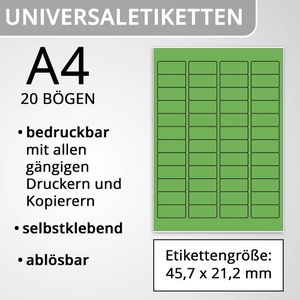 Produktbild für Universaletiketten Herma 4369 Special, grün