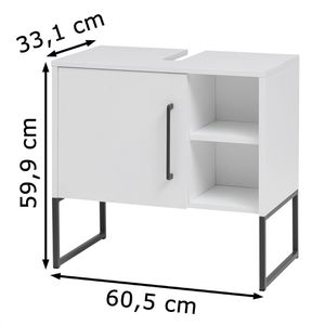 Produktbild für Waschbeckenunterschrank Schildmeyer Limone 146151, stehend