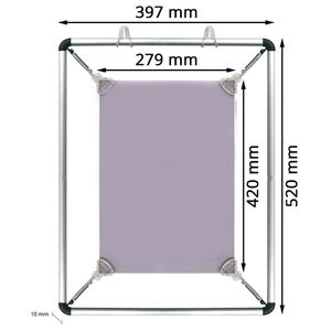 Produktbild für Poster-Spannrahmen Update-Displays mit Krokodilklemmen