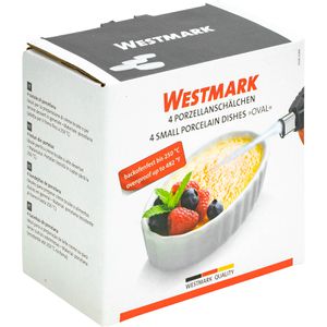 Produktbild für Auflaufform Westmark Servierschälchen, weiß, aus Porzellan