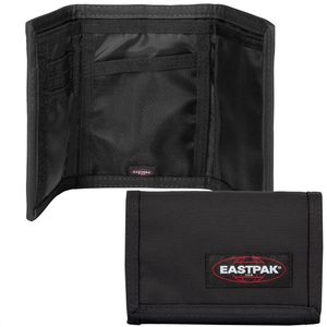 Portemonnaie Eastpak Crew Single Black, schwarz, aus Nylon