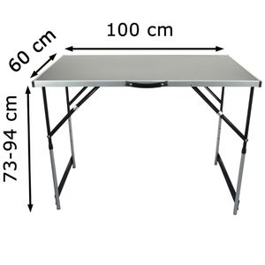 Produktbild für Tapeziertisch BrüderMannesmann 70113, klappbar
