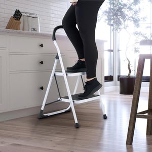 Produktbild für Klapptritt Sprintis THXX000016, weiß, aus Stahl