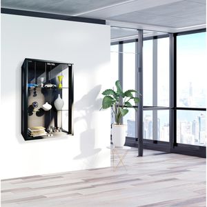 Produktbild für Glasvitrine VCM Udina, hängend