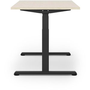 Produktbild für Schreibtisch Actiforce Pro 1050 lite, eiche / schwarz