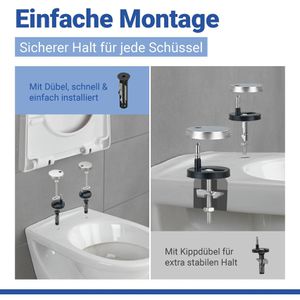 Produktbild für WC-Sitz Wenko Palma 18396100, D-Form, aus Duroplast