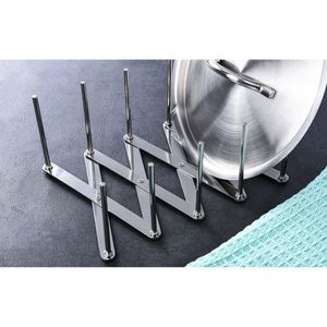 Produktbild für Topfdeckelhalter Gräwe 548.B silber, aus Edelstahl