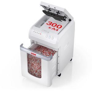 Produktbild für Aktenvernichter HSM shredstar Autofeed X300, mit Rollen