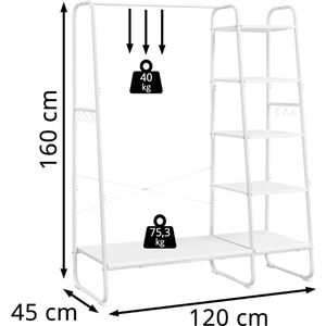 Produktbild für Garderobenständer Vasagle RGR116W02, weiß