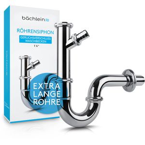 Siphon Bächlein Röhrensiphon für Waschbecken