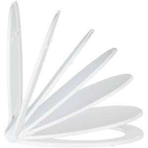 Produktbild für WC-Sitz Wenko Premium Kos 21901100, oval, aus Thermoplast