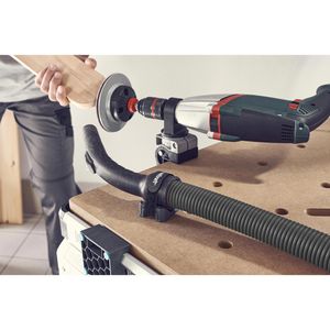 Produktbild für Schlauchhalterung Wolfcraft für Staubsauger