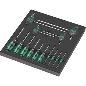 Schraubendreher Wera 9712 Schaumstoffeinlage Torx HF Set 1
