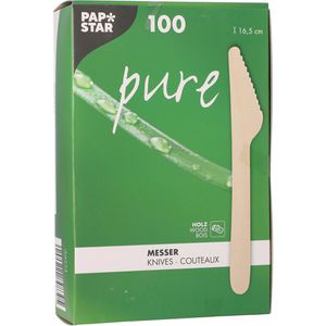 Produktbild für Einwegbesteck Papstar 84839 pure, Holz