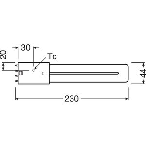 Produktbild für LED-Lampe OSRAM Dulux L HF &amp; AC Mains, 2G11
